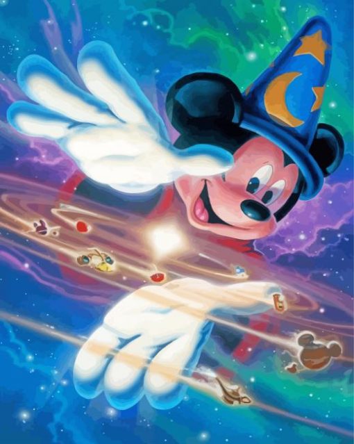 Fantasia Mickey Mouse Diamond Painting