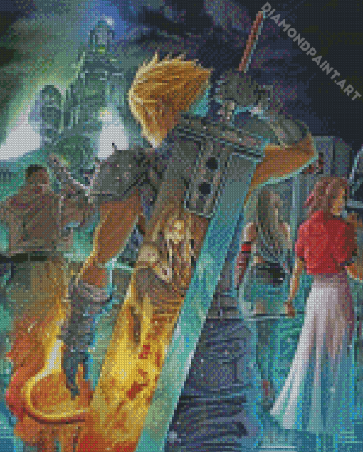 Final Fantasy 7 Diamond Painting