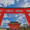 Fushimi Inari Shrine Main Gate Diamond Painting