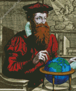 Gerardus Mercator Art Diamond Painting