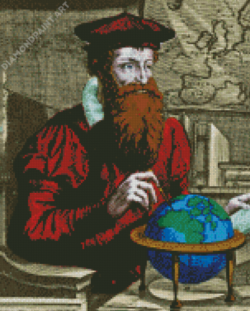 Gerardus Mercator Art Diamond Painting