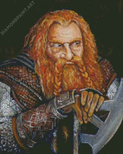 Gimli Lord Of The Rings Diamond Painting