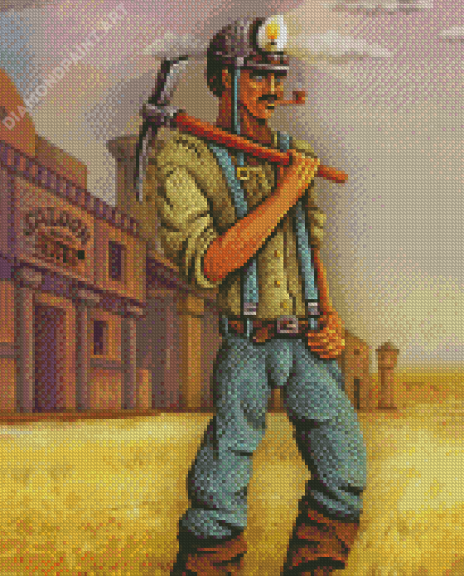 Gold Miner Diamond Painting