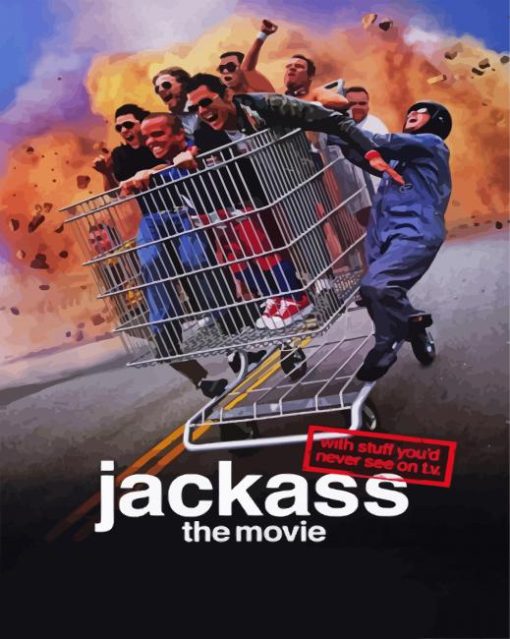 Jackass Forever Poster Diamond Painting