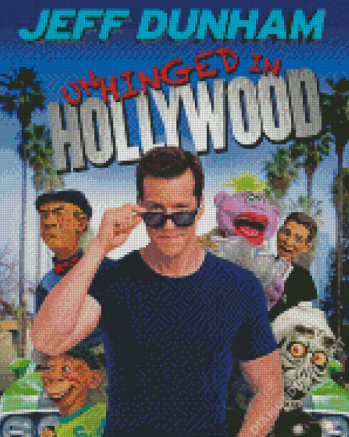 Jeff Dunham Characters Poster Diamond Painting