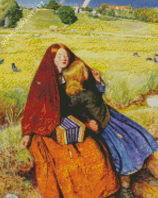 John Everett Millais The Blind Girl Diamond Painting