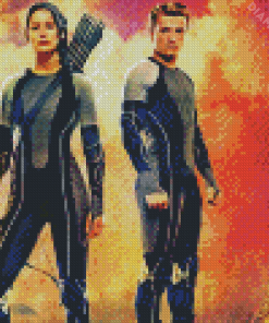 Katniss And Peeta Mellark Diamond Painting