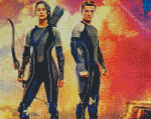 Katniss And Peeta Mellark Diamond Painting