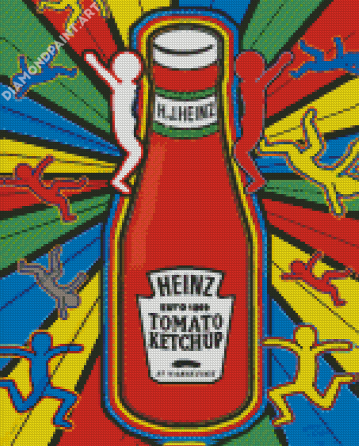 Ketchup Bottle Diamond Painting