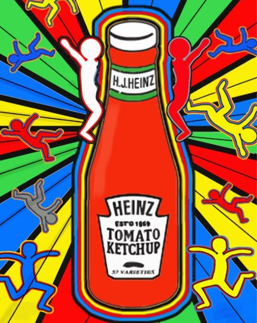 Ketchup Bottle Diamond Painting