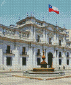 La Moneda Palace Santiago Chile Diamond Painting