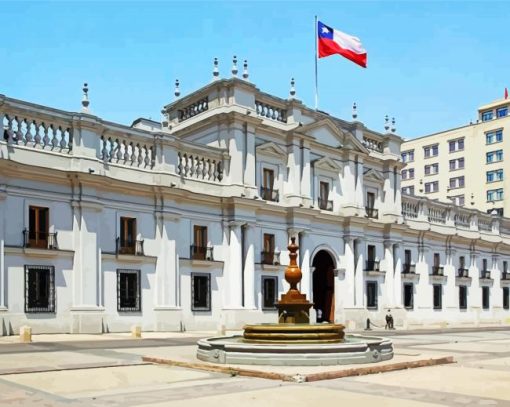 La Moneda Palace Santiago Chile Diamond Painting