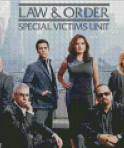 Law And Order Serie Poster Diamond Painting