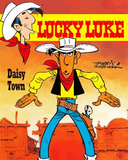 Lucky Luke Cartoon Diamond Painting