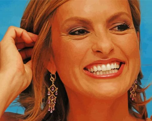 Mariska Hargitay Smiling Diamond Painting