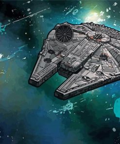 Millennium Falcon Art Diamond Painting