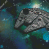 Millennium Falcon Art Diamond Painting