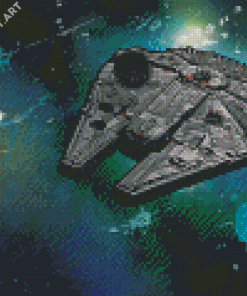 Millennium Falcon Art Diamond Painting