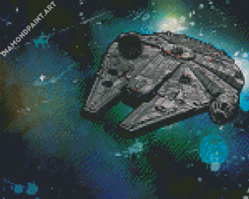 Millennium Falcon Art Diamond Painting