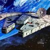 Millennium Falcon In Space Diamond Painting