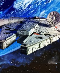 Millennium Falcon In Space Diamond Painting