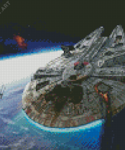 Millennium Falcon Star Wars Diamond Painting