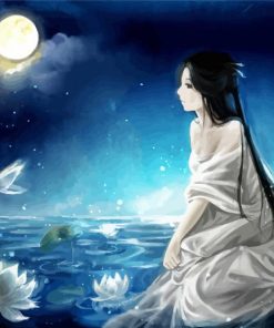 Moon Fantasy Woman Diamond Painting