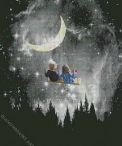 Moon Swing Diamond Painting