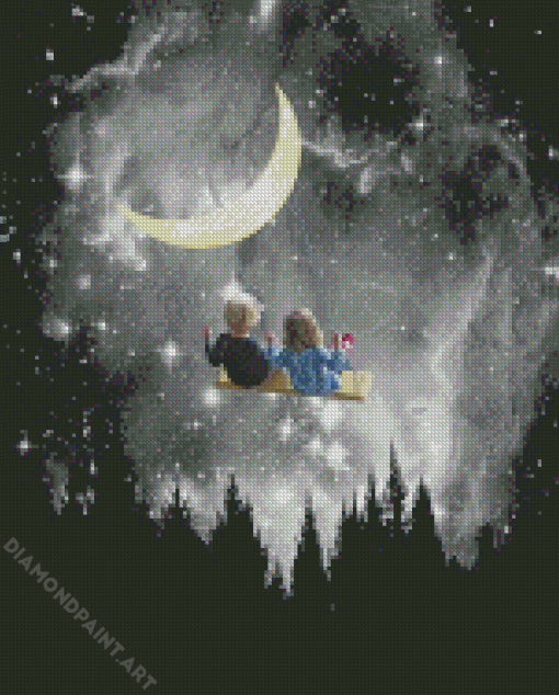 Moon Swing Diamond Painting