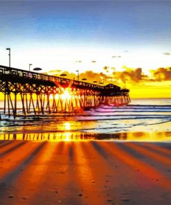 Myrtle Beach South Carolina At Sunset Diamond Painting