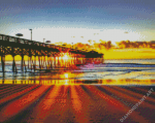 Myrtle Beach South Carolina At Sunset Diamond Painting