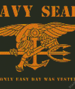 Navy Seal Logo Art Diamond Painting