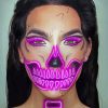 Neon Skeleton Beauty Diamond Painting