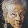 Old Lady Diamond Painting