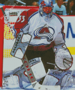 Patrick Roy Hockey Player Diamond Painting