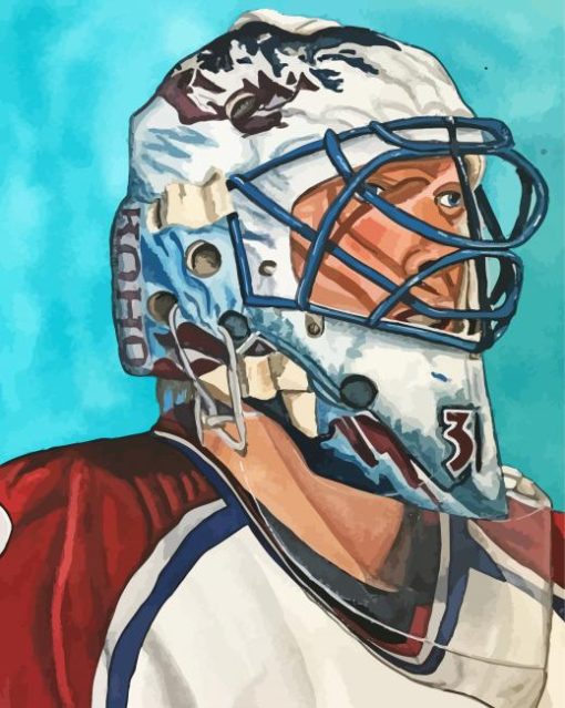 Patrick Roy Player Art Diamond Painting