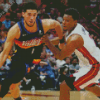 Phoenix Suns And Miami Heat Diamond Painting