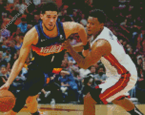 Phoenix Suns And Miami Heat Diamond Painting