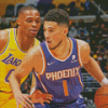 Phoenix Suns Vs Lakers Player Diamond Painting