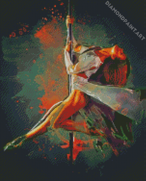 Pole Dancer Art Diamond Painting