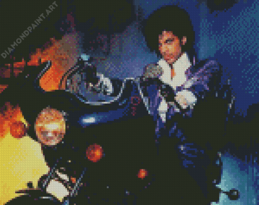 Purple Rain Poster Diamond Painting