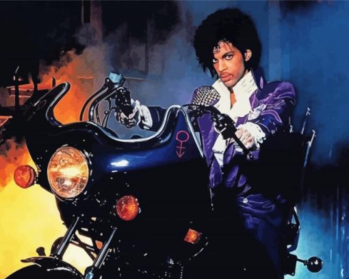 Purple Rain Poster Diamond Painting