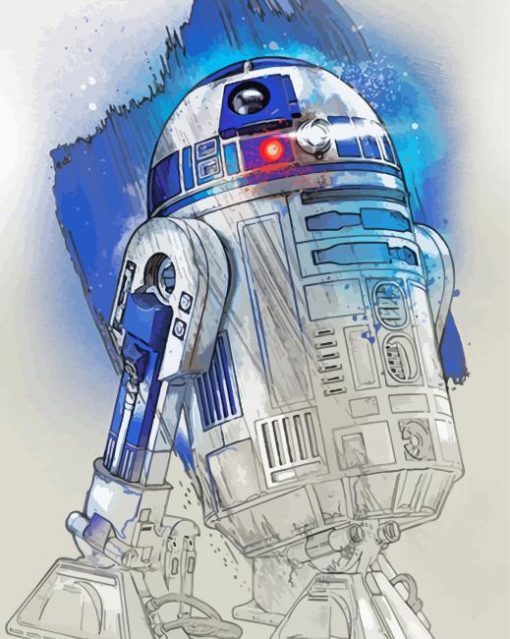 R2d2 Art Diamond Painting