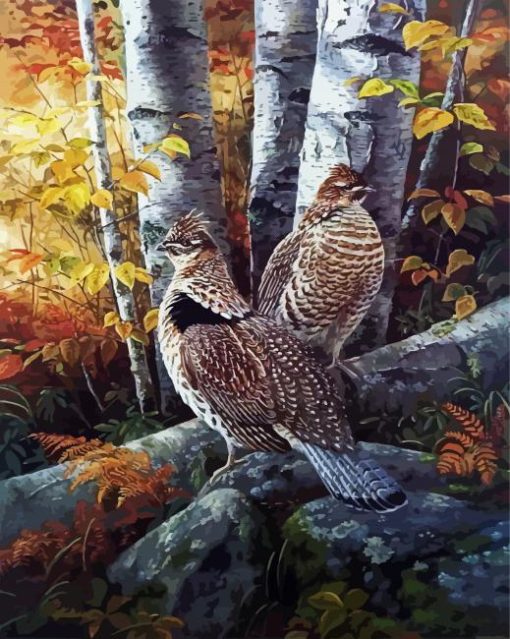 Ruffed Grouse Birds Diamond Painting