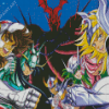 Saint Seiya Anime Art Diamond Painting