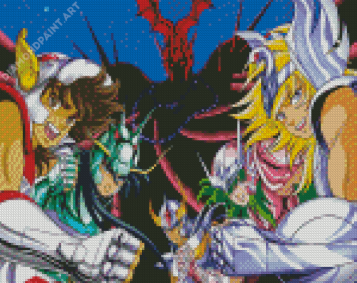 Saint Seiya Anime Art Diamond Painting