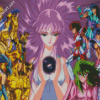 Saint Seiya Anime Diamond Painting