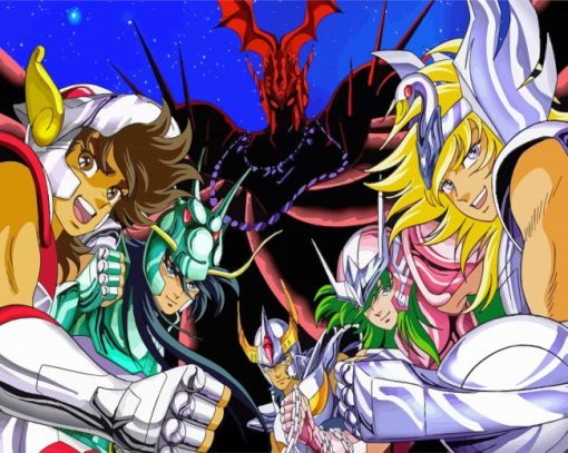 Saint Seiya Anime Art Diamond Painting