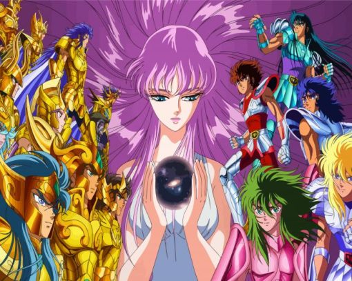 Saint Seiya Anime Diamond Painting