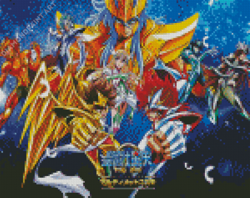 Saint Seiya Anime Poster Diamond Painting